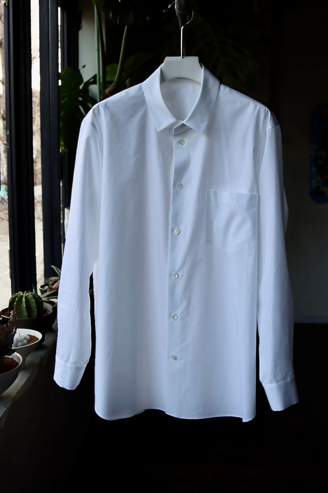 ATON - エイトン23SSシャツ SUVIN BROAD STANDARD SHIRT(WHITE) | mark