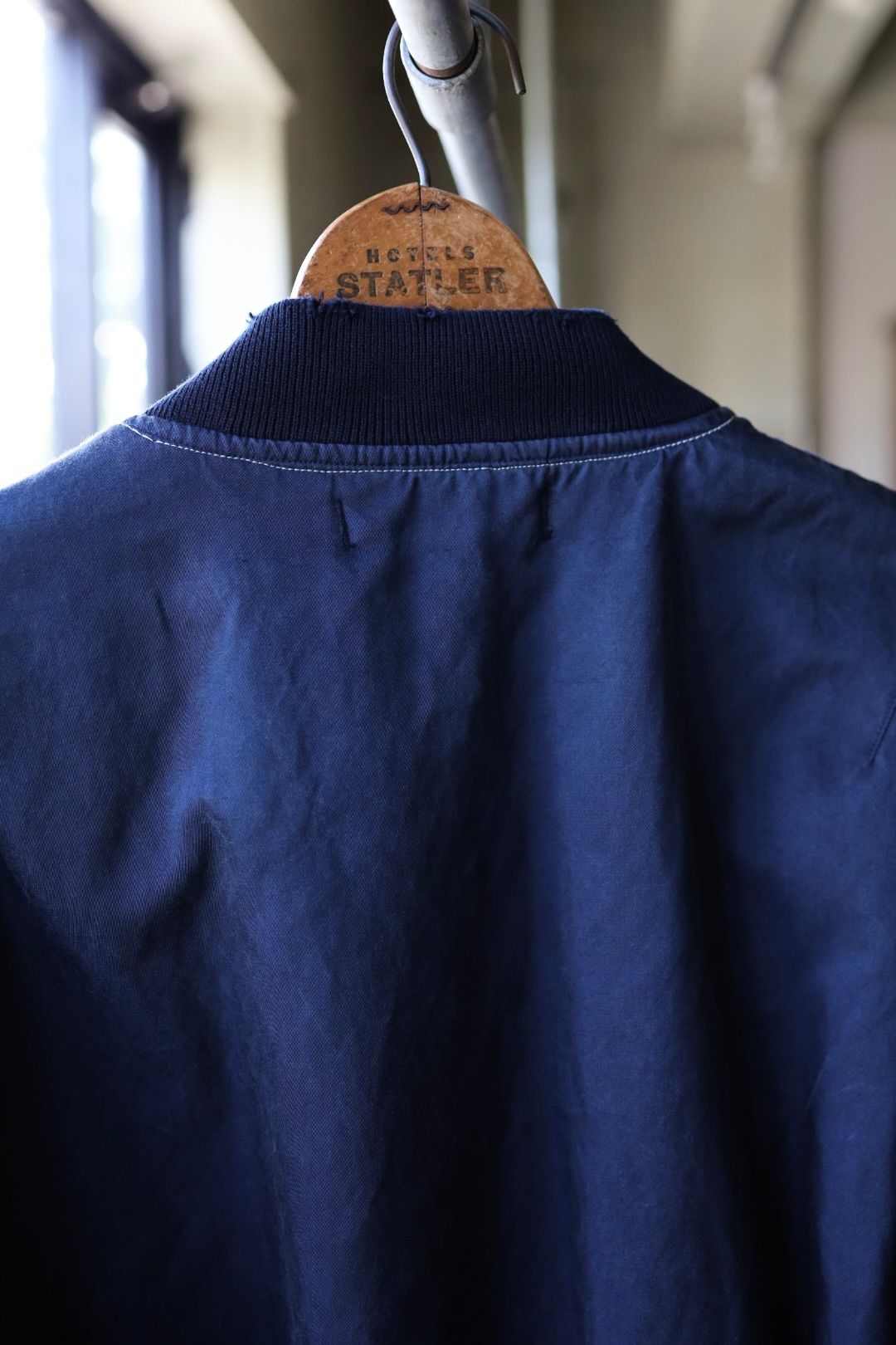 アプレッセ 2025 STYLE2 Vintage Silk Flight Jacket(25AAP-01-26)NAVY☆10月25日(土)発売!