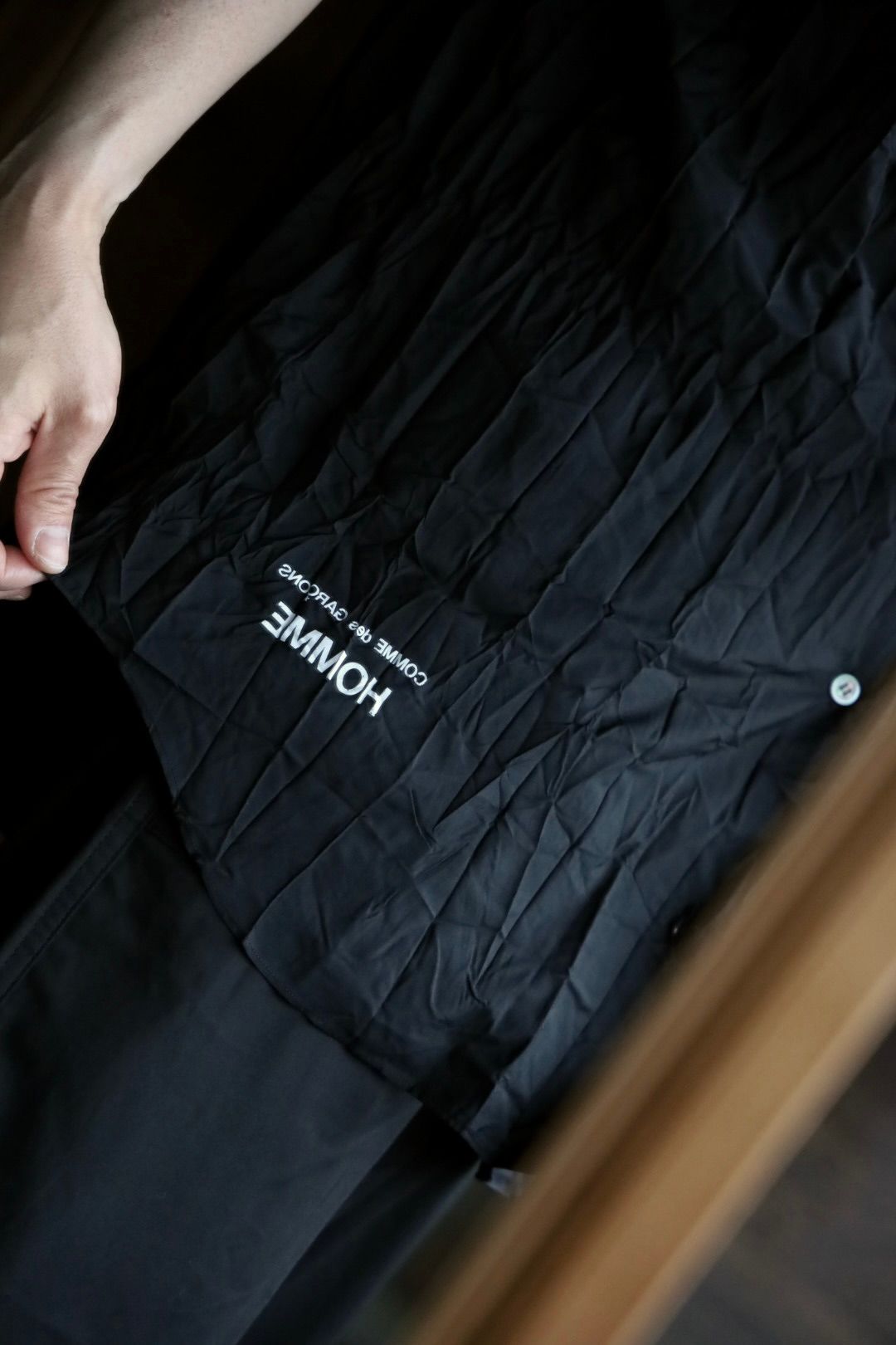 COMME des GARCONS HOMME 製品加工シワS/Sシャツ2025.5.2