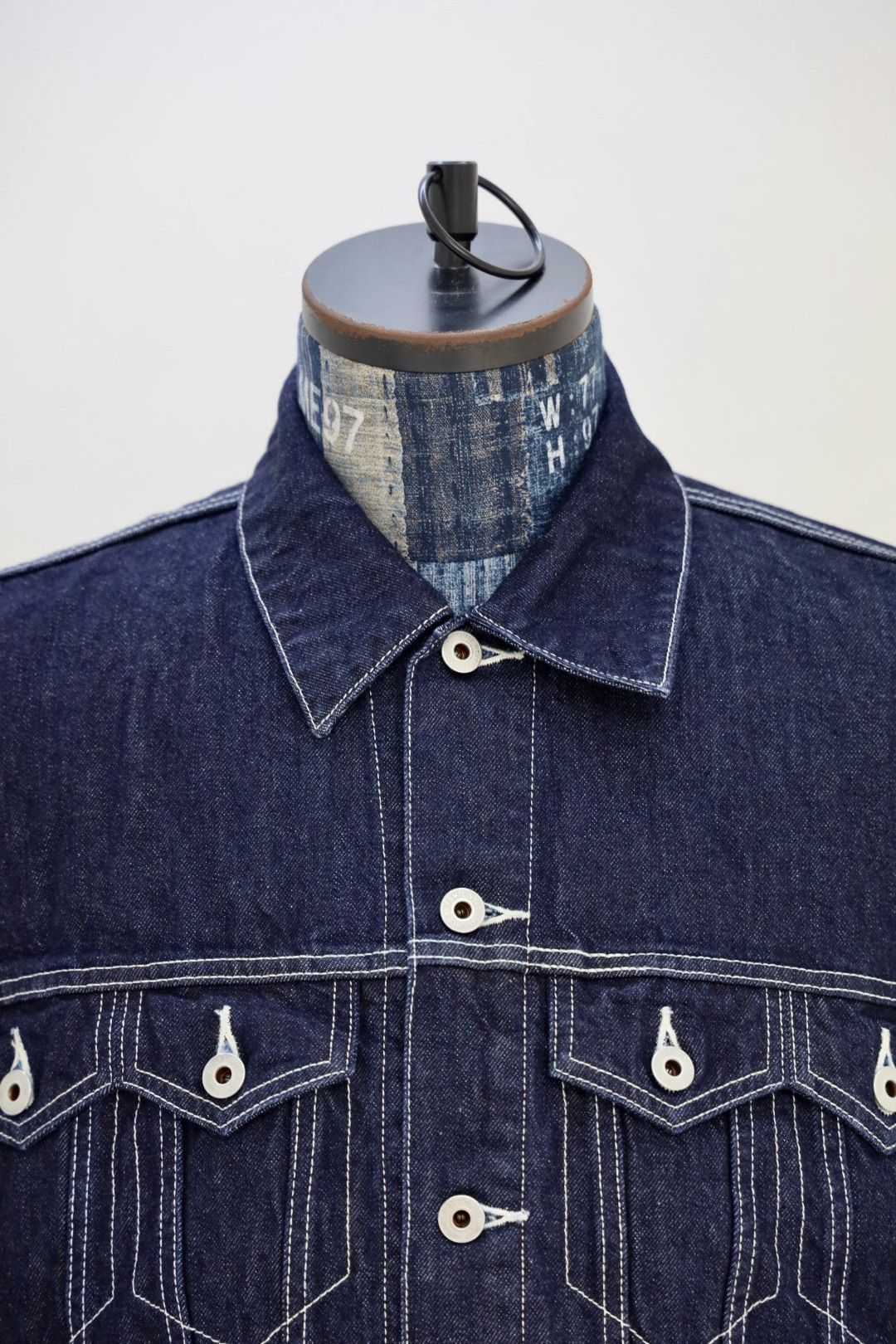 ファンダメンタル デニムジャケット THIRD THIRD JACKET RINSE(FA25JK33U-IND)INDIGO