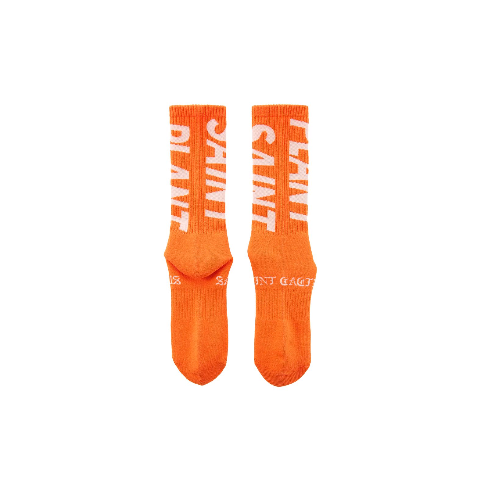 セントマイケル24AW SNT PLANT CP_SOCKS(SM-YS1-0000-C15)ORANGE