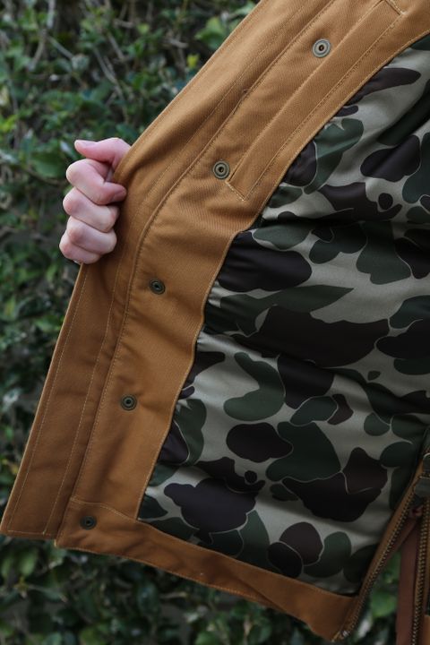 CANADA GOOSE×JUNYA WATANABE MANより、綿ダックコラボレーションダウンジャケット "BROWN" style.2020.12.5