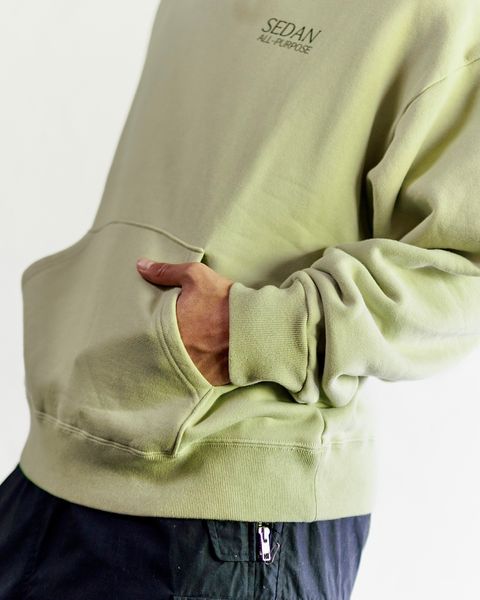 SEDAN ALL-PURPOSE OG Logo Elastic Cord Hoodie セットアップスタイル