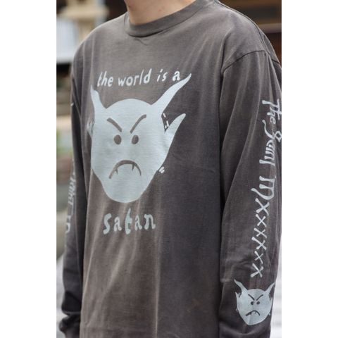 ©SAINT M×××××× LS TEE_SATAN(SM-A21-0000-025)BLACK style