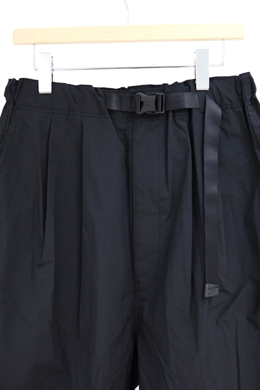 コムデギャルソンオム26SS エステルウェザーベルト付きパンツ(HQ-P017-051)BLACK☆3月6日(金)発売！