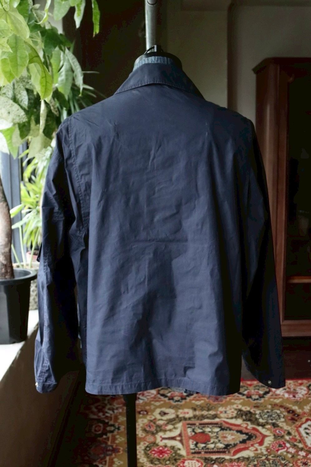 フレッシュサービス WAXED POPLIN FISHING JACKET (FSC253-20117)NAVY