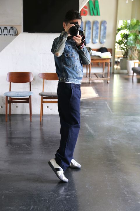 JUNYA WATANABE COMME des GARCONS MAN リネンワークデニムパンツstyle.2021.6.29.