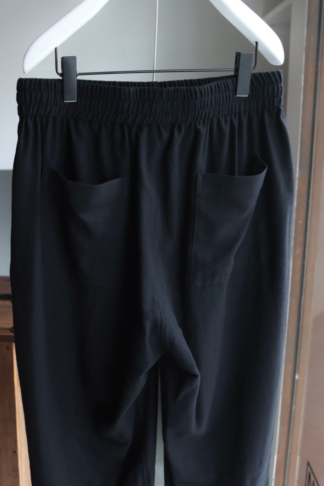 グラフペーパー 25AW Extra Fine Wool Vivella Sleeping Pants(GM253-40387)BLACK