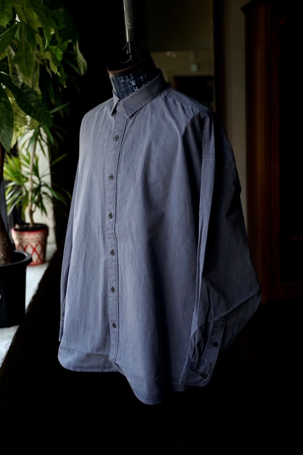 S.F.C 25FW エスエフシー BLEACHED SFC SHIRTS(SFCFW25S02)Navy☆9月20日(土)発売！