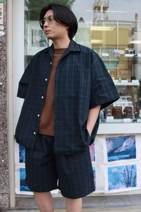 is-ness BALLOON WIDE SHIRT(1022SSSH03) style.2022.4.25