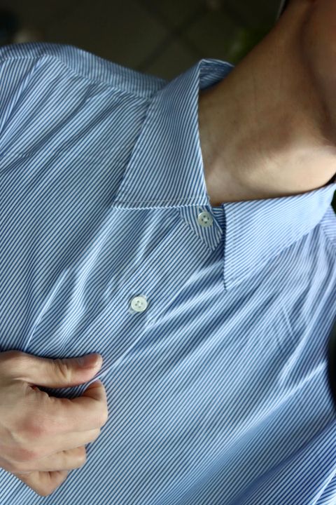 FreshService CORPORATE STRIPE REGULAR COLLAR SHIRTスタイル
