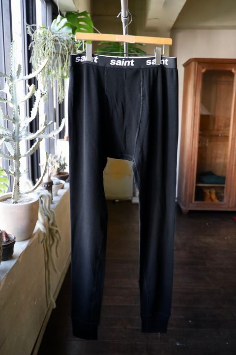 セントマイケル25SS サーマルパンツTHARMAL PANTS(SM-HR8-0000-068)BLACK