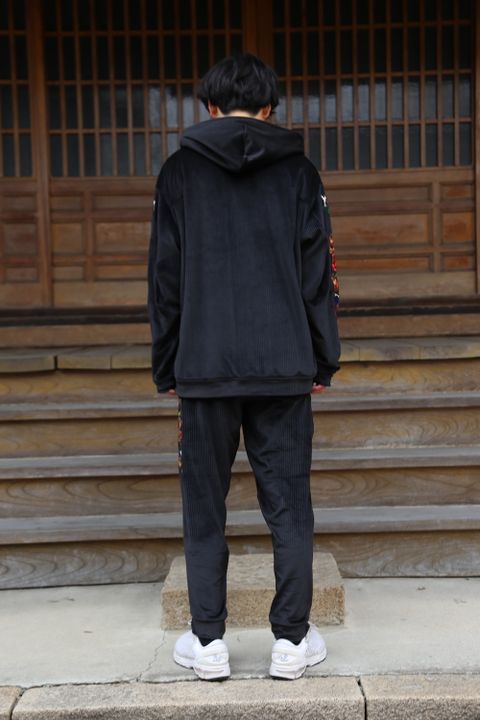 doublet CHAOS EMBROIDERY COMFY HOODIE,CHAOS EMBROIDERY COMFY PANTS style 2021.01.17.