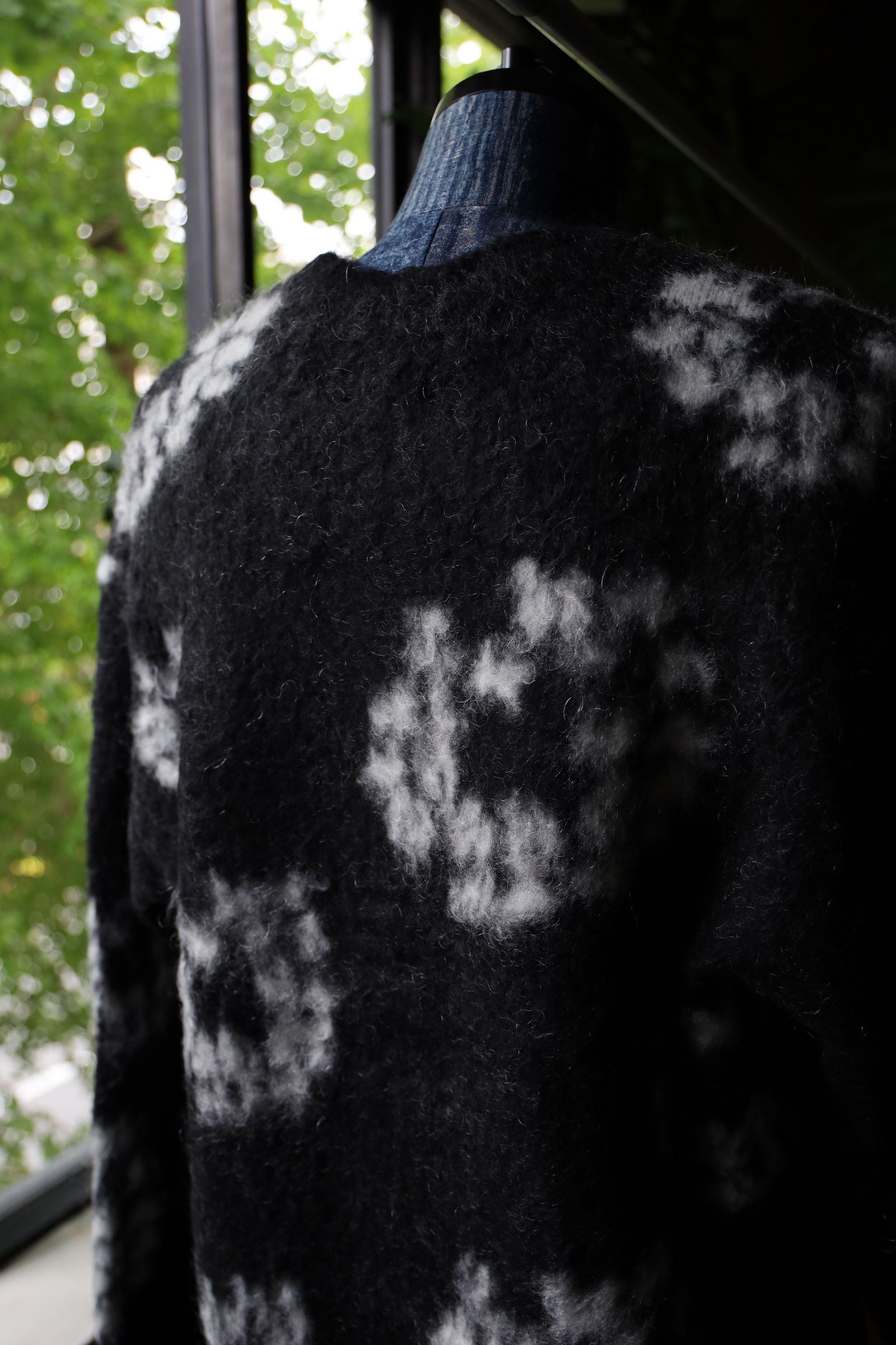 セントマイケル デニムティアーズコラボ DT_MH CARDIGAN (SM-YS1-0000-C50)BLACK☆再入荷しました！