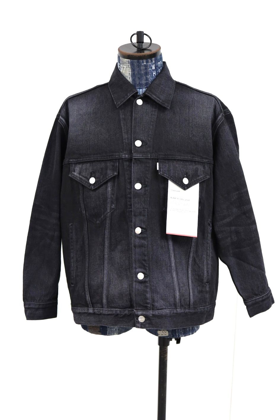 グラフペーパー Selvage Denim Trucker Jacket(GU261-20055DB)BLACK_DARK FADE★1月24日(土)発売！
