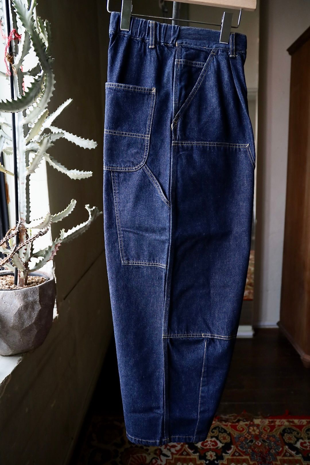 イズネス 26SS Double-Knee Balloon Painter Pants (26SS_12_1008SSBALOONPT01)INDIGO☆新作発売！