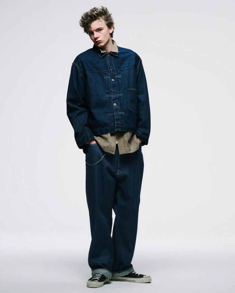 a.presse アプレッセ Jacket &pants set up ネイビー A.PRESSE - アプレッセ 2025 STYLE2 No.213 Denim Jacket(25AAP