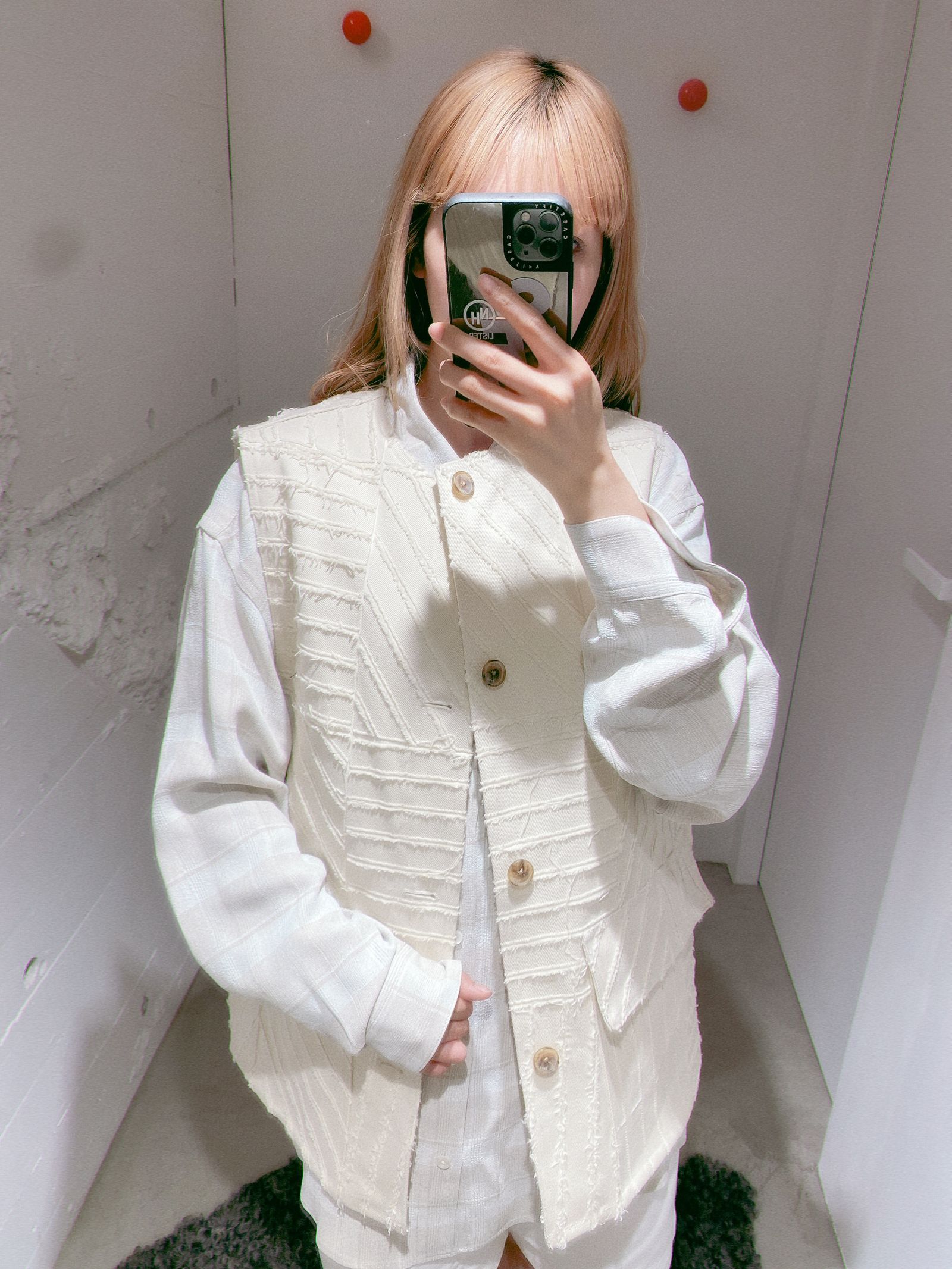 ヨーク24SS BONDING OPAL WORK VEST(YK24SS0622V)IVORY