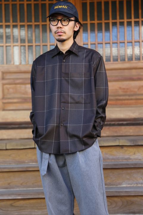 YOKE OVERSIZED BIG POCKET SHIRTS Style.2020.10.5.