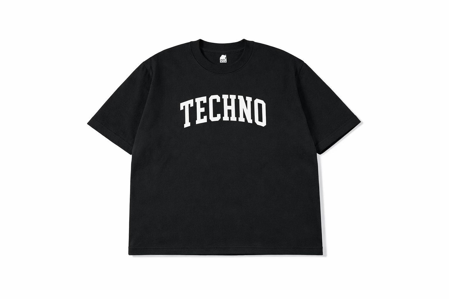 イズネスミュージック 26SS TECHNO T-SHIRT FL(IMP7_25_FLTECHNOT01)BLACK☆新作発売！