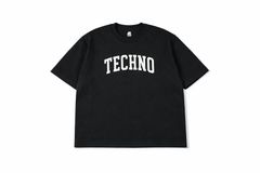 イズネスミュージック 26SS TECHNO T-SHIRT FL(IMP7_25_FLTECHNOT01)BLACK☆新作発売！