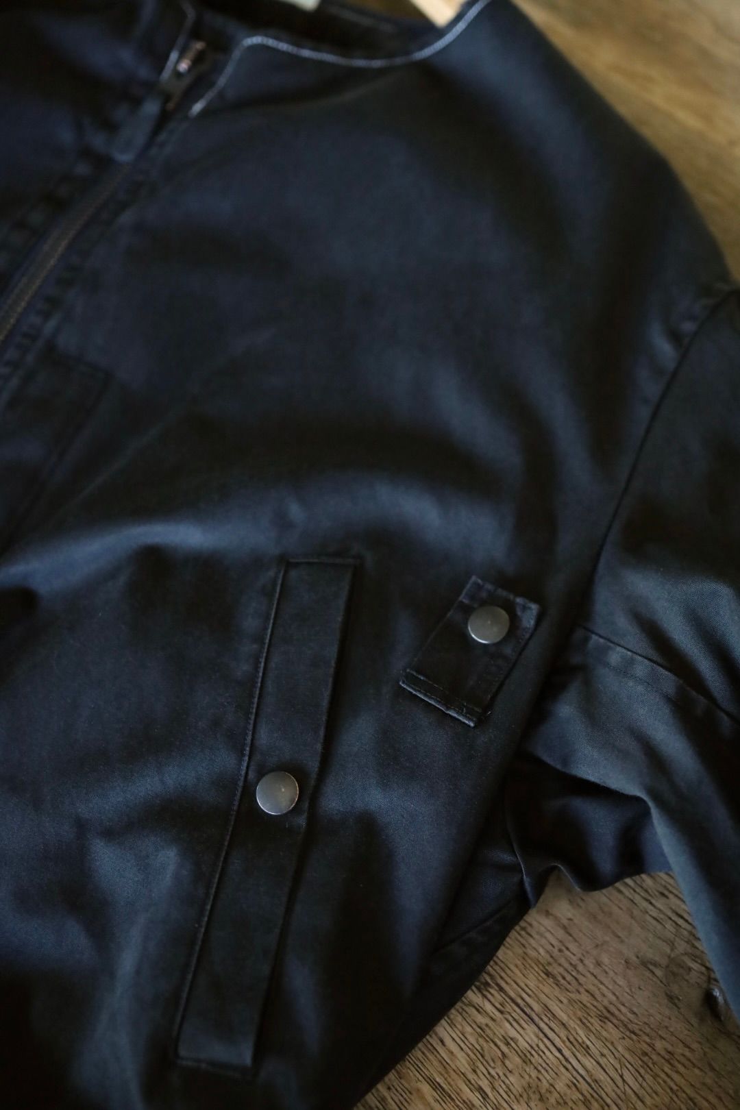 アプレッセ 2025 STYLE2 Vintage Silk Flight Custom Jacket(25AAP-01-28)BLACK☆10月25日(土)発売!