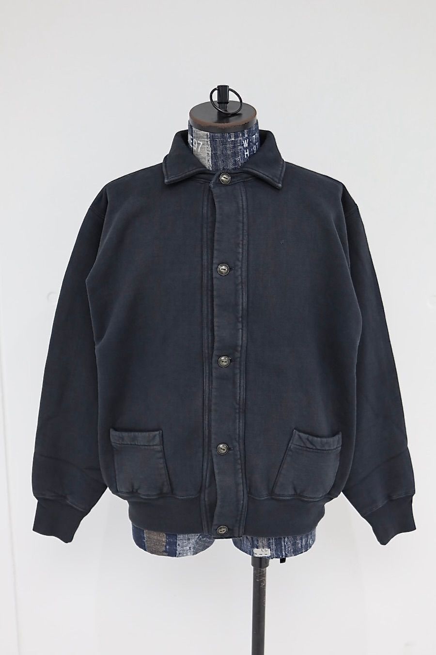 アプレッセ 2026 STYLE1 Vintage Sweat Cardigan(26SAP-05-14)BLACK☆12月13日(土)発売！