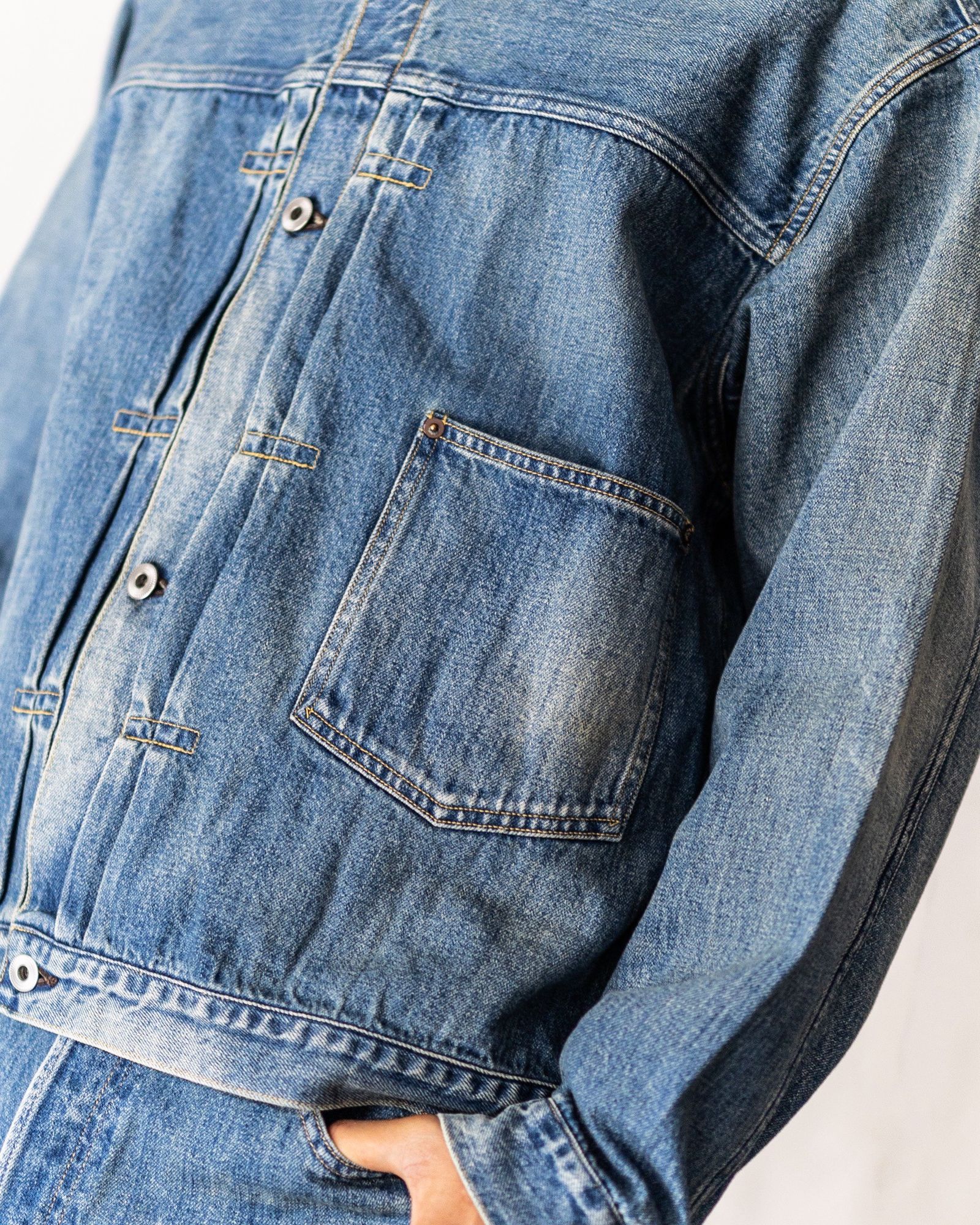 A.PRESSE 25aw No.213 デニムジャケット　大戦　アプレッセ A.PRESSE - アプレッセ 2025 STYLE2 No.213 Denim Jacket(25AAP