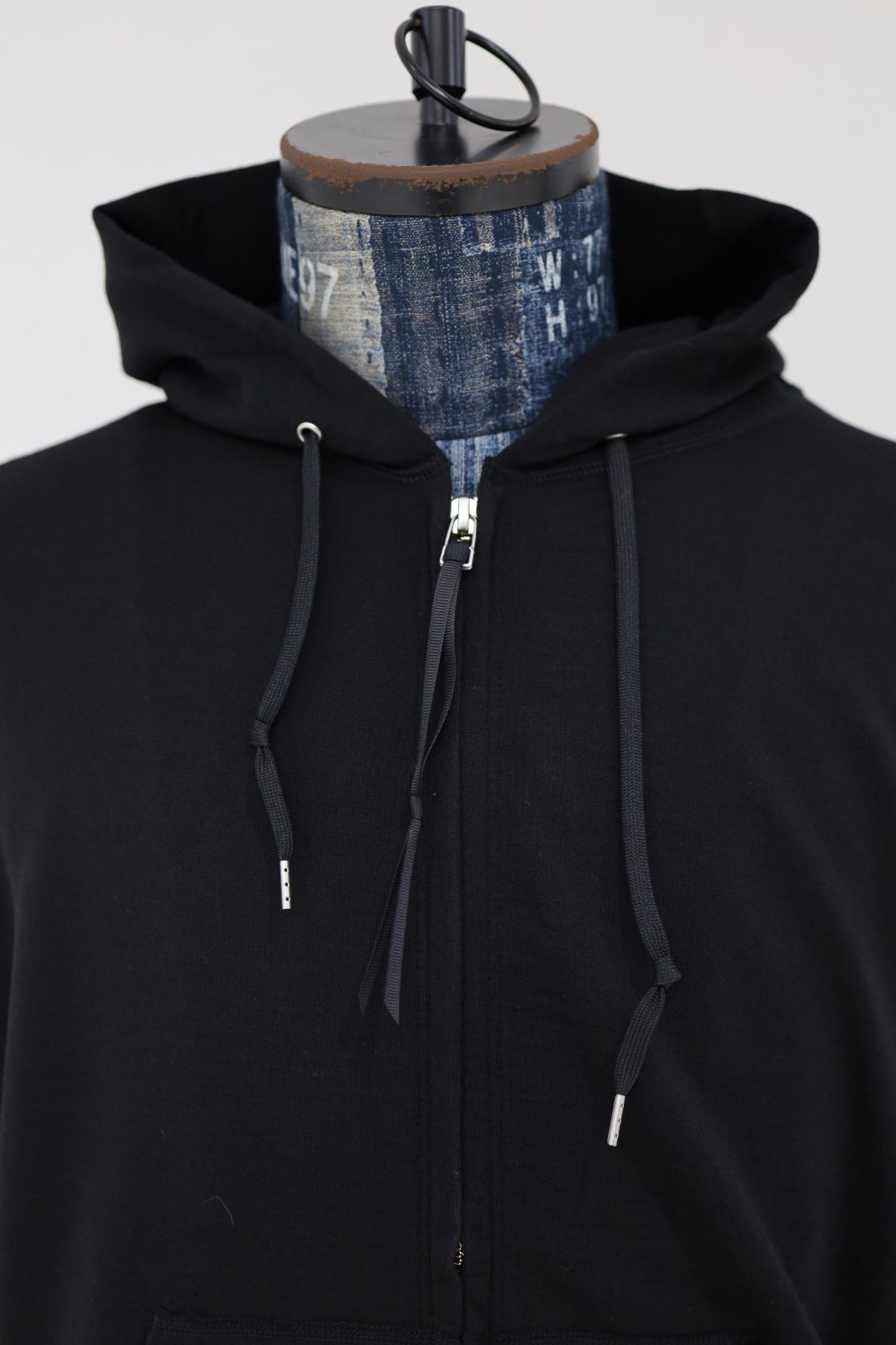 プロダクトトゥエルブ SS26 Super 140’s Melino Wool Zip Up Parka (26SS-PCS01)BLACK