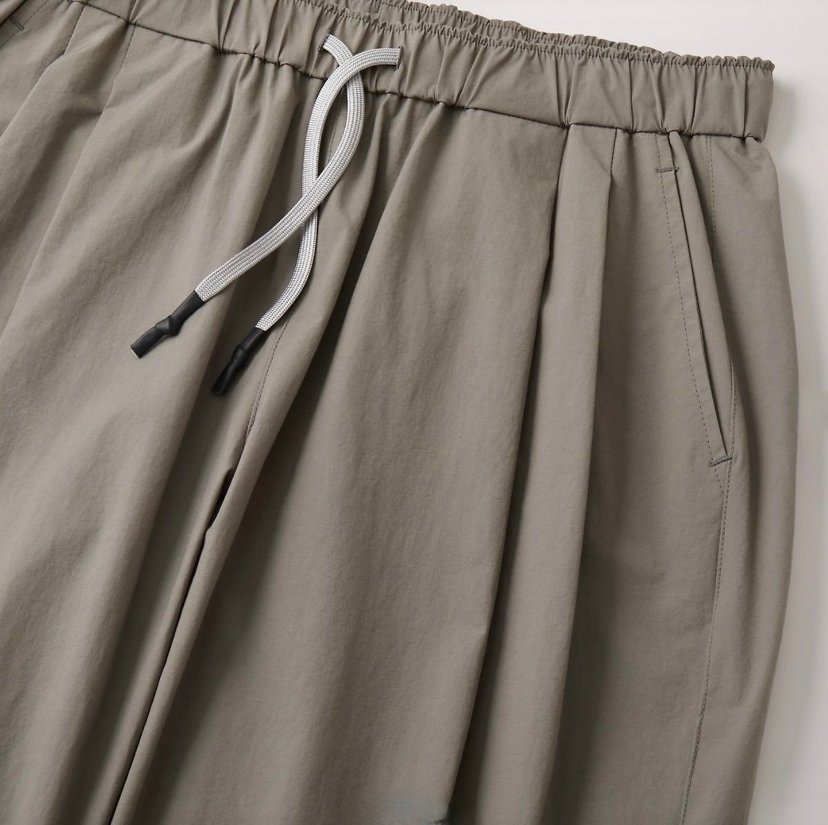 S.F.C 24FW エスエフシーSFC WIDE TWO TUCK PANTS(SFCFW24P06)Greige