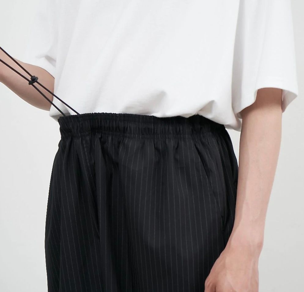 フレッシュサービス CORPORATE EASY PANTS(FSC252-40011B)BLACK STRIPE☆5月24日(土)発売！