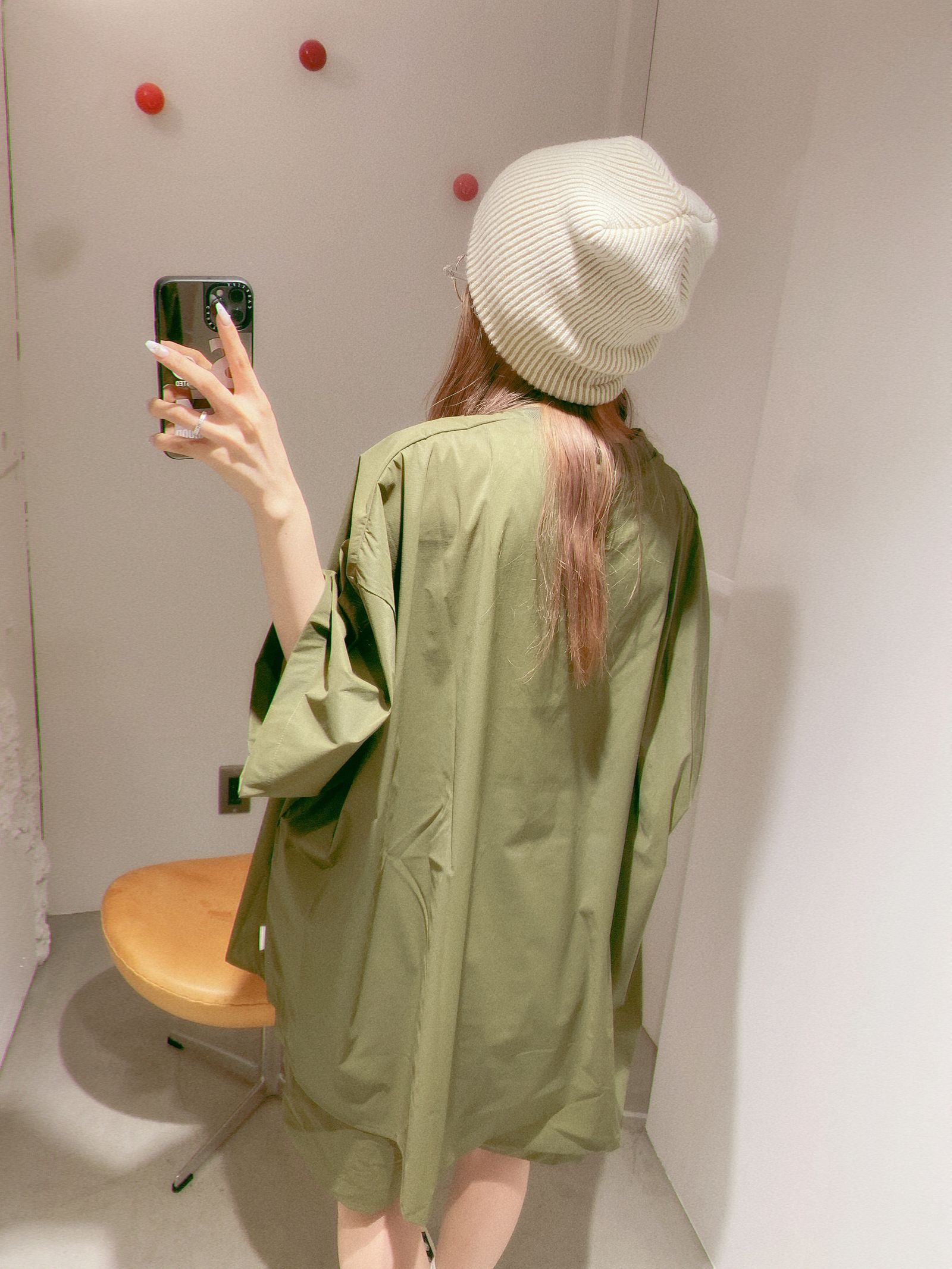 S.F.C 24SS エスエフシー BIG NYLON ROUND SS TEE (SFCSS24S06)Olive