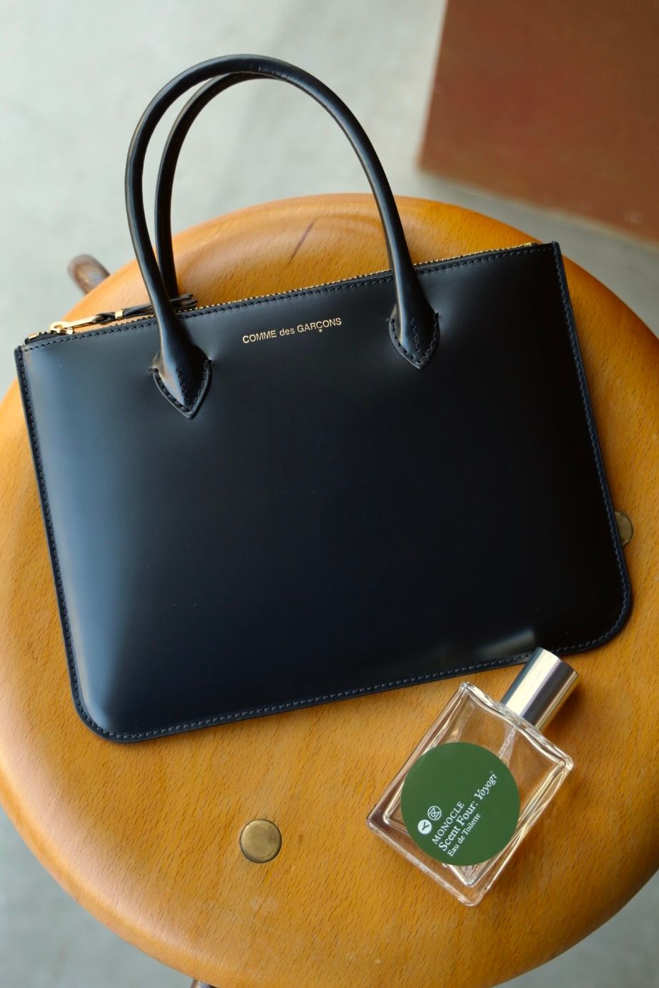 コムデギャルソン HANDELS ARECALF ZIP POUCH (8Z-U510-051)BLACK☆9月6日発売！