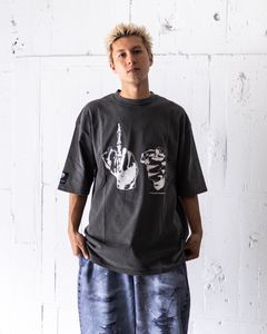 トーキングアバウト ジ アブストラクション 25AW TシャツUSED PROCESSING TEE(2526AW-T-001F)BLACK☆新作発売！