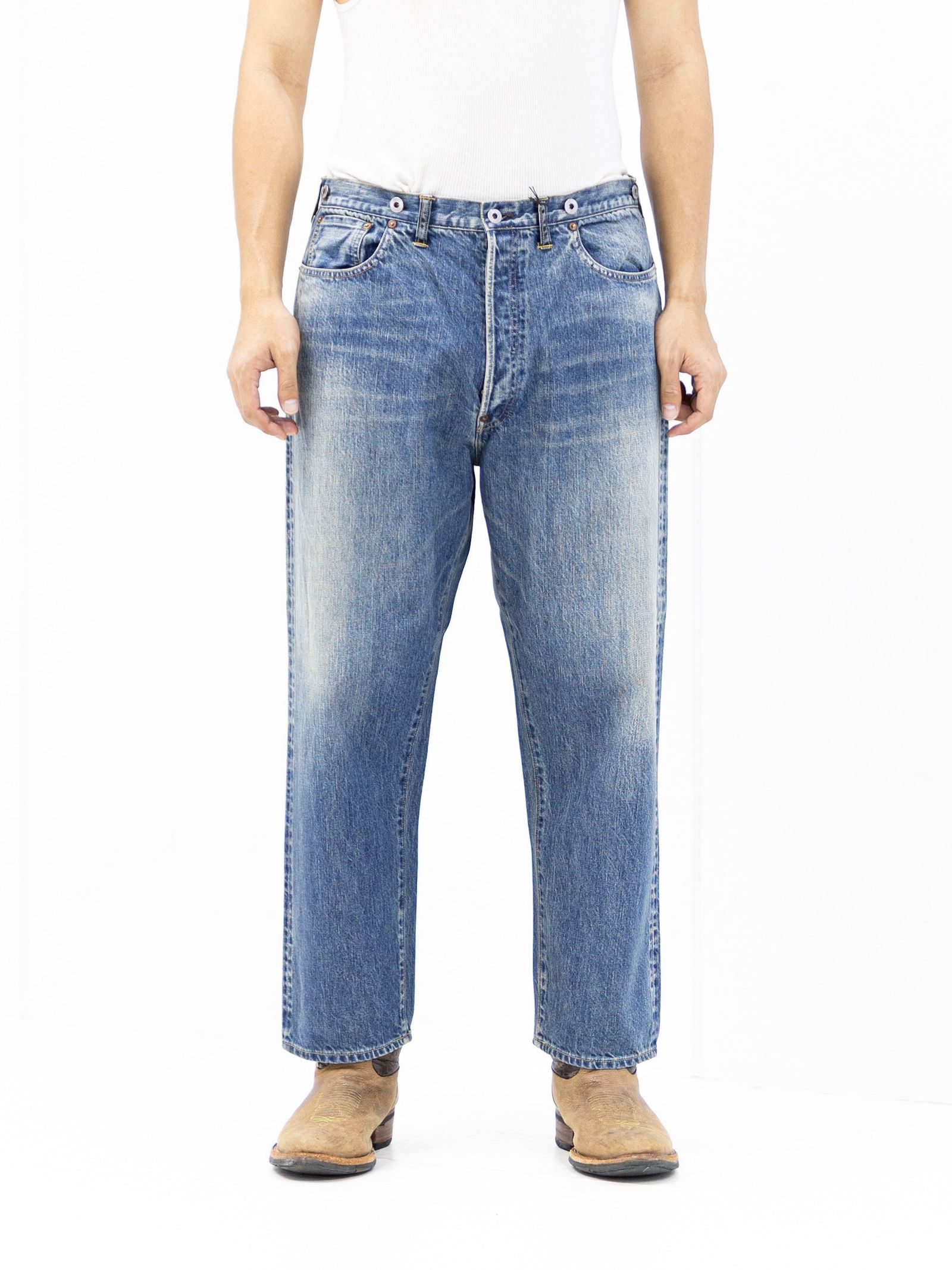 アプレッセ 2026 STYLE2 No.22 Washed Wide Denim Pants(AP-4003)INDIGO☆9月5日(土)発売！