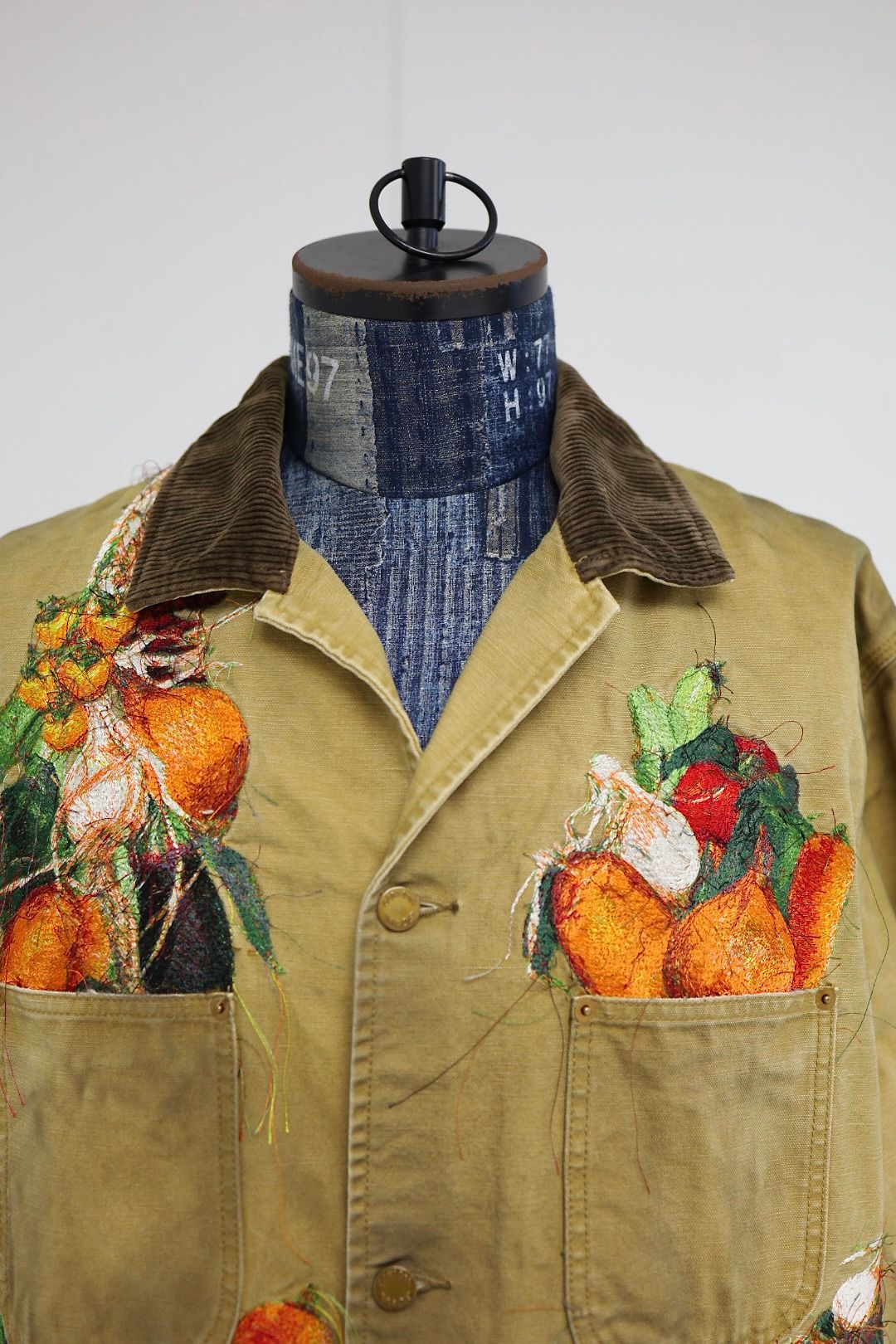 doublet ダブレット26SS VEGETABLE EMBROIDERY WORK JACKET (26SS19BL249) BEIGE ★1月17日(土)11:00発売！