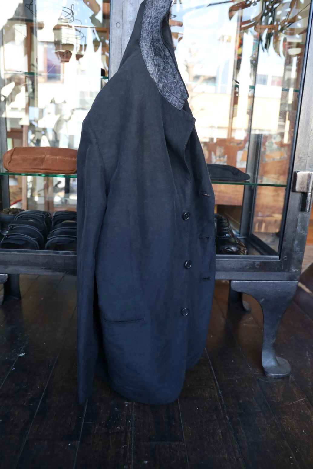 アプレッセ 25SS Silk Linen Jacket(25SAP-01-31H)BLACK
