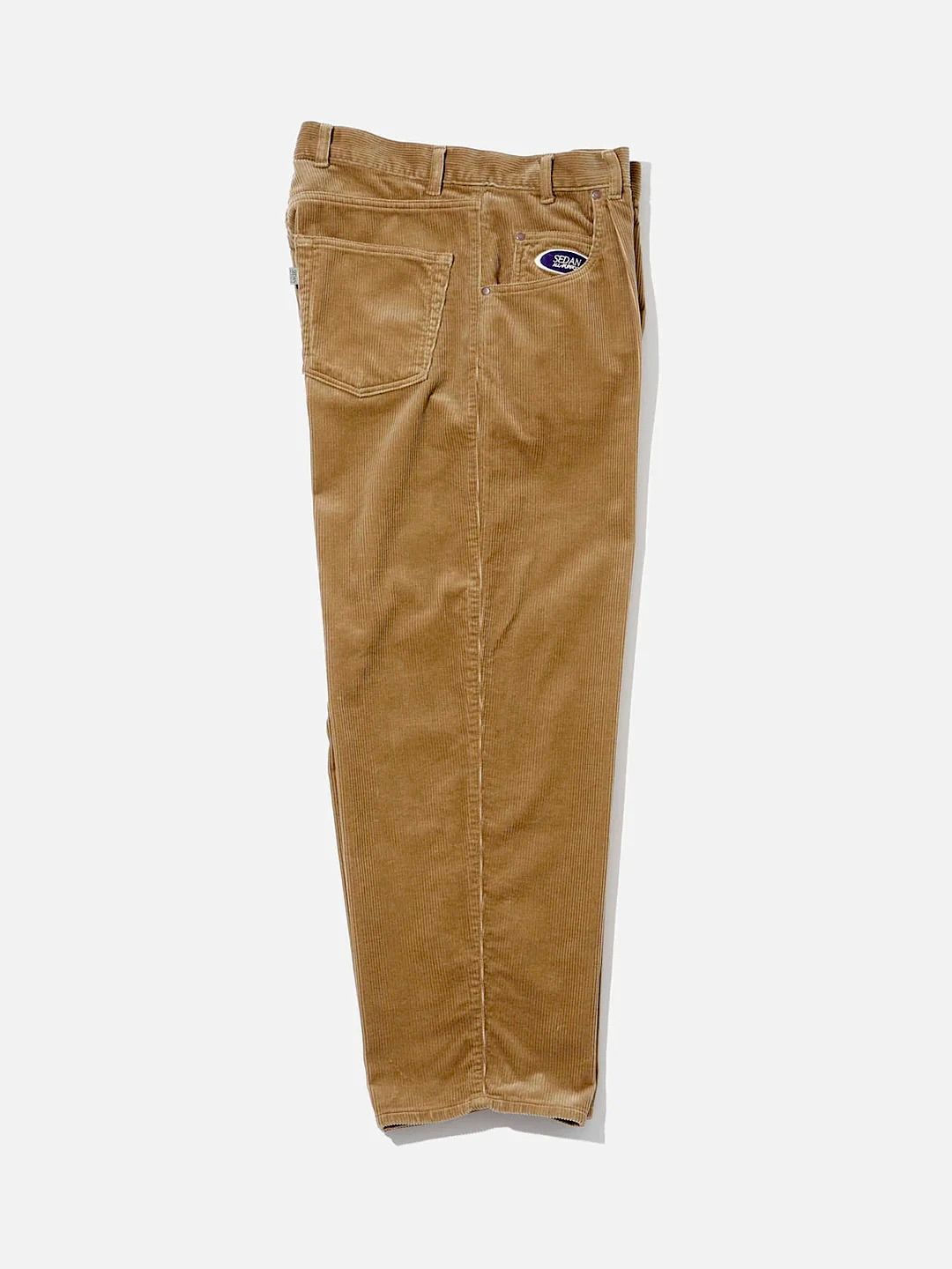 セダンオールパーパス23FW OVAL LOGO CORDUROY PANT(SD23F-PT06)CAMEL