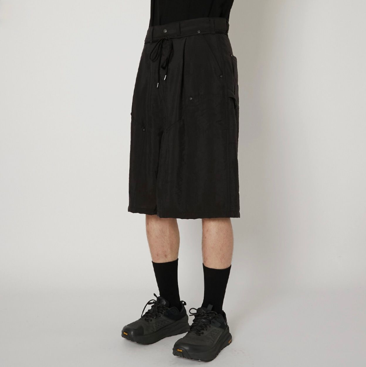 プロダクトトゥエルブ 26SS Silk Nylon Short Work Pants(26SS-PPT11)BLACK☆新作発売！