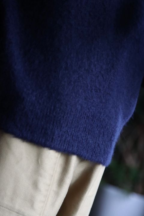 blurhms 22FW Wool Alpaka Napping Knitスタイル.2022.9.25.