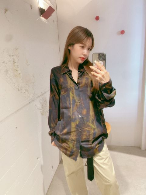 YOKE 新作PATTERNED REGULAR COLLAR SHIRT style.2024.8.23