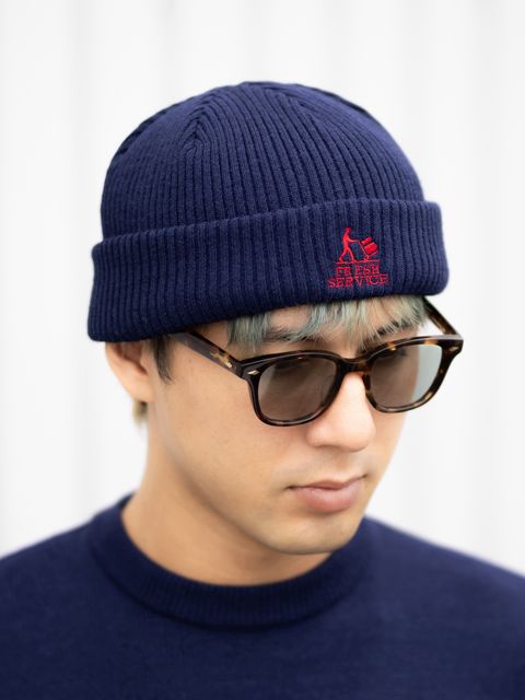 フレッシュサービス 26AW THERMAL RIB KNIT WATCH CAP(FSP263-90010)NAVY☆10月17日(土)新作発売！