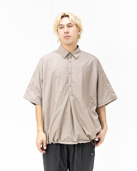 グラフペーパー 26SS PERTEX QUANTUM AIR S/S Pullover Shirt(GM261-50303)TAUPE☆3月28日(土)発売！