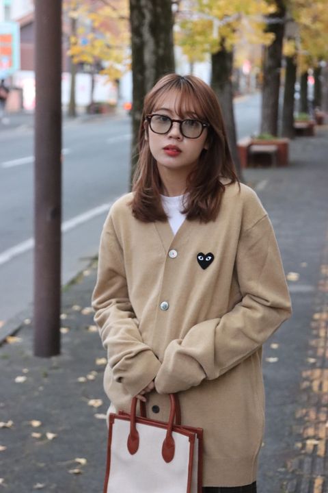 PLAY COMME des GARCONS 新作PLAY CARDIGAN style.2022.12.9
