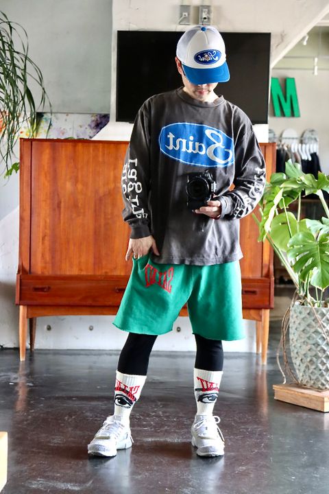 ©SAINT M×××××× LS TEE TWAR"BLACK"style.