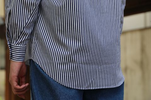 A.PRESSE Regular Collar Shirt"STRIPE"style.7.23.