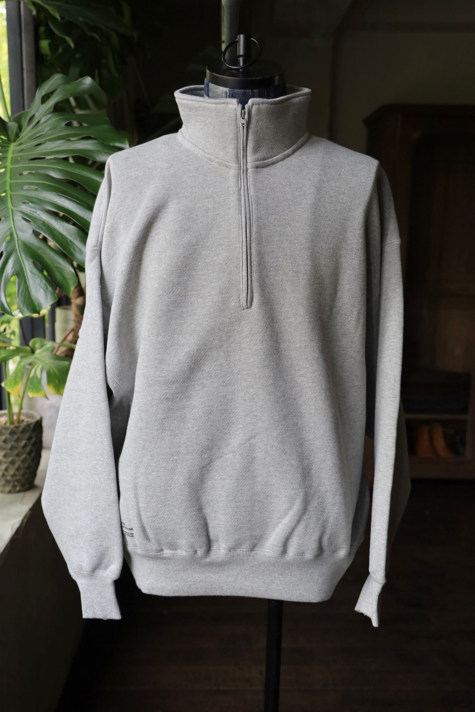 フレッシュサービス HEAVY OZ  HALF ZIP  PULLOVER(FSC244-70162)H.GRAY