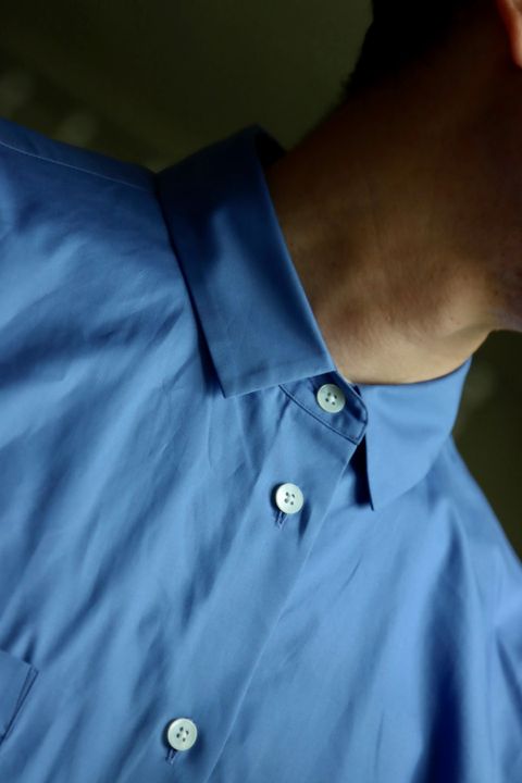 ATON 22FW STANDARD SHIRT"SAX"スタイル.2022.6.18.