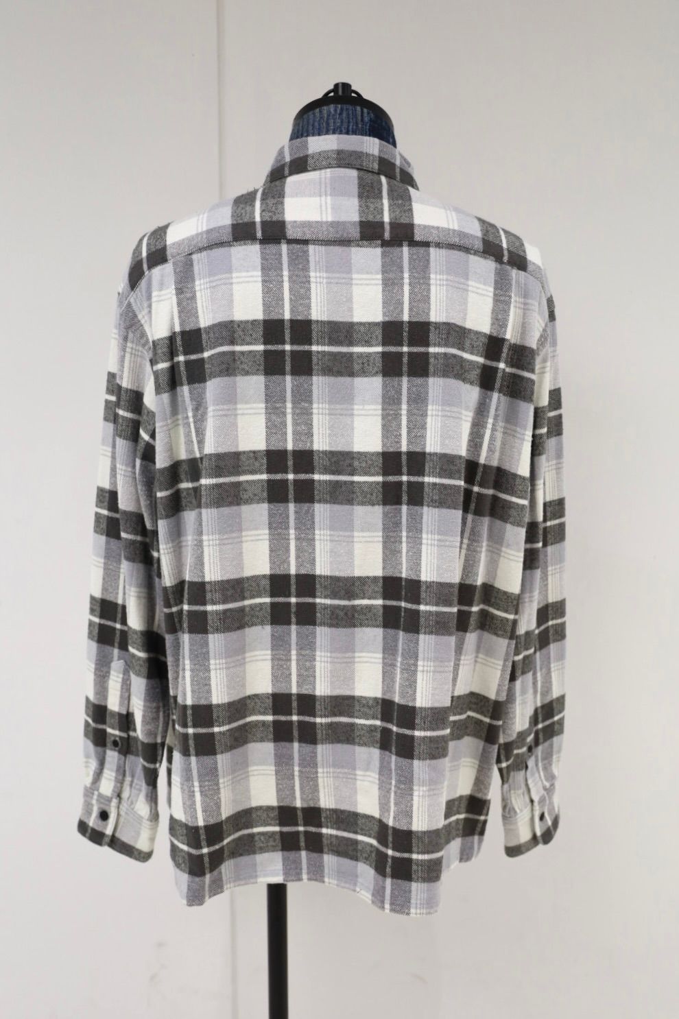 アプレッセ 2026 STYLE2 Vintage Cotton Silk Nep Twill Check Shirts(26AAP-02-09)GRAY☆8月22日(土)発売！