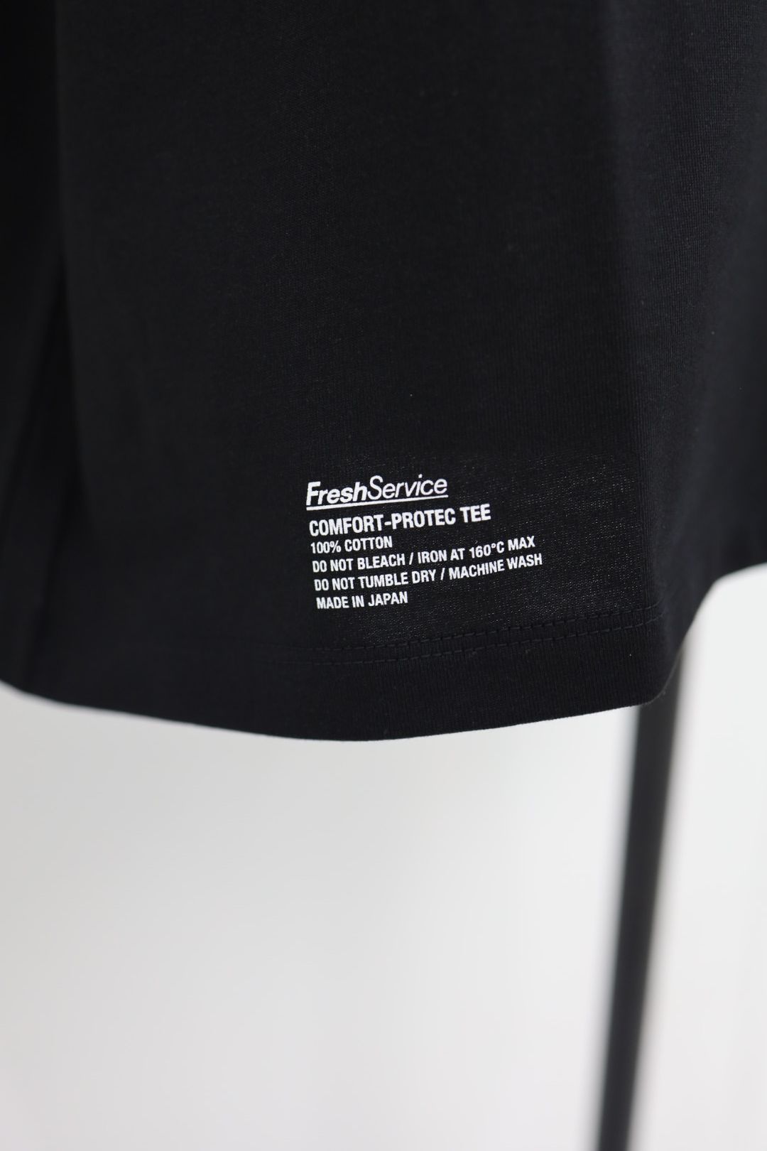 フレッシュサービス COMFORT-PROTEC S/S TEE(FSC262-70089)BLACK